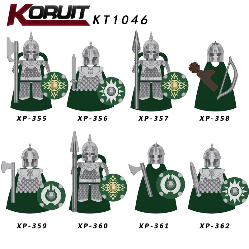 MOC Elfų Karžygiai Thranduil su Megaloceros - LOTR Viduramžių Konstruktorius