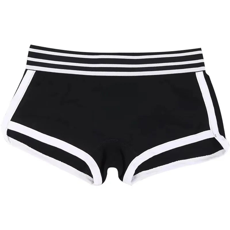 Moterškos Boxer Kelnaitės - Linksmos Medvilninės Boy Shorts su Mielu Dizainu