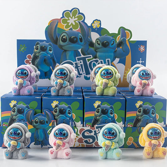 Disney Stitch Lėlių Rinkinys 12 vnt. - Mielos Pliušinės Figūrėlės Dovanai Draugams ir Poroms