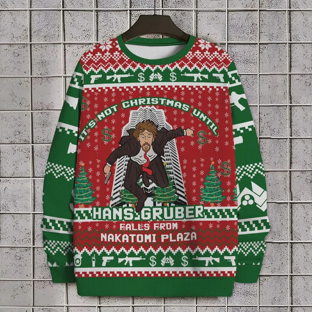 2025 Naujas 3D Spausdintas Kalėdinis Megztinis | Ugly Sweater Unisex su Animaciniu Raštu
