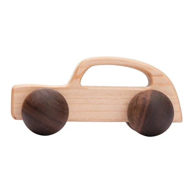 Medinis Automobilių Žaislas iš Klevo | Montessori Kramtukas Kūdikiams - DIY Rankdarbiai
