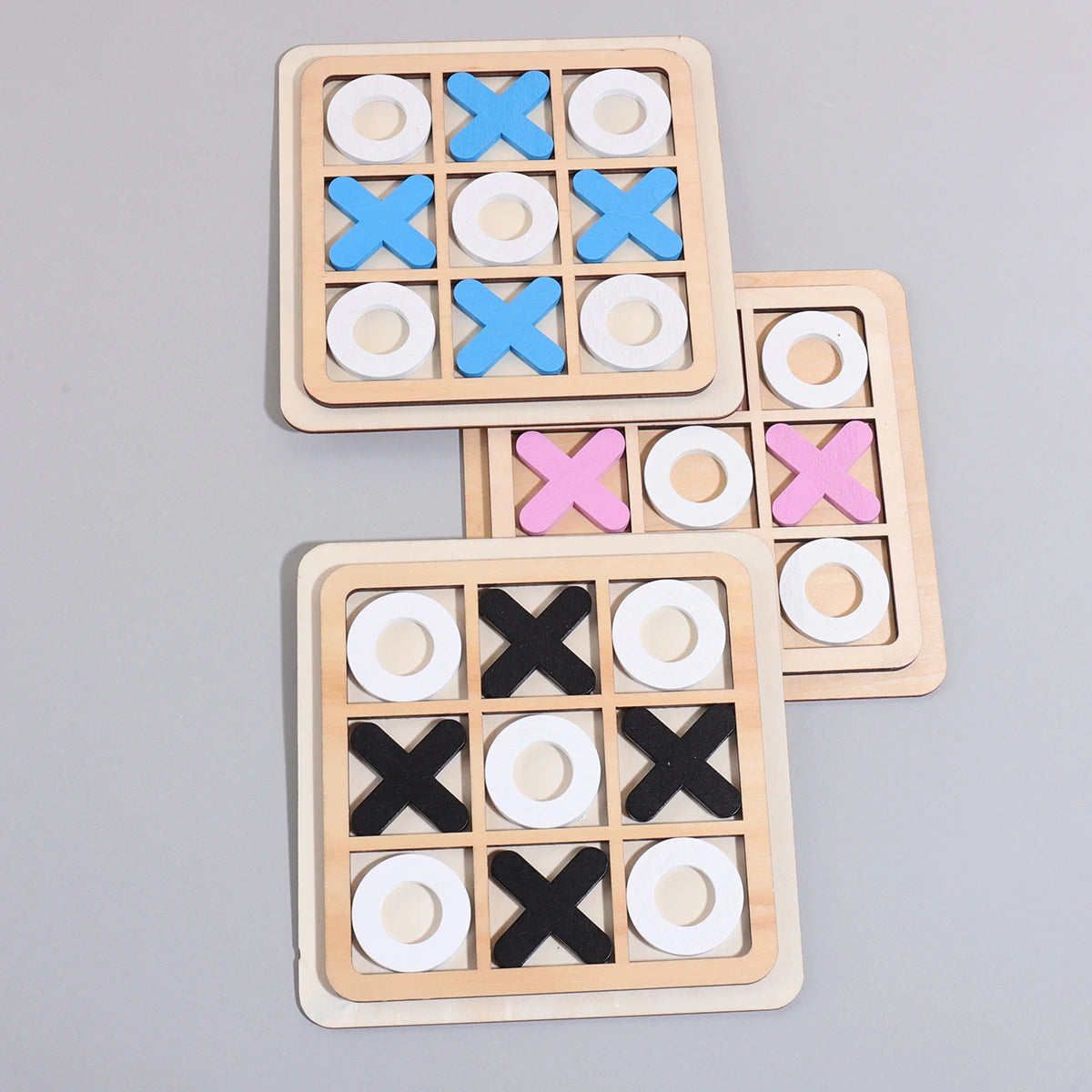 Medinis Kryžiukų-Nuliukų Žaidimas (Tic-Tac-Toe) - Edukacinė Stalo Žaidimas Vaikams