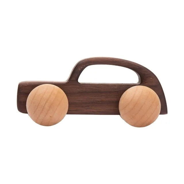 Medinis Automobilių Žaislas iš Klevo | Montessori Kramtukas Kūdikiams - DIY Rankdarbiai