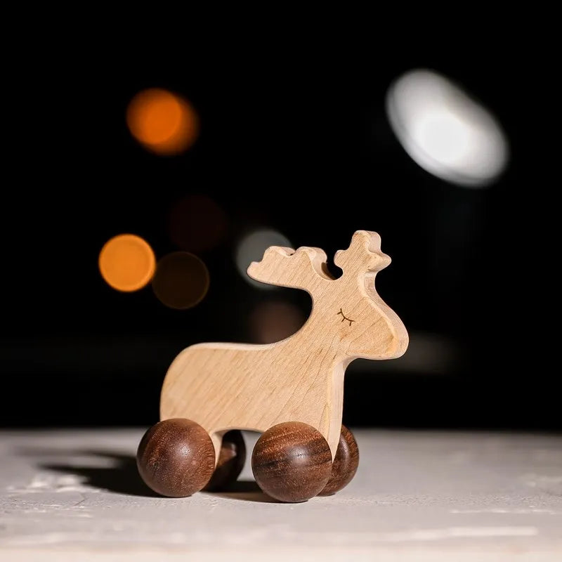 Medinis Automobilių Žaislas iš Klevo | Montessori Kramtukas Kūdikiams - DIY Rankdarbiai