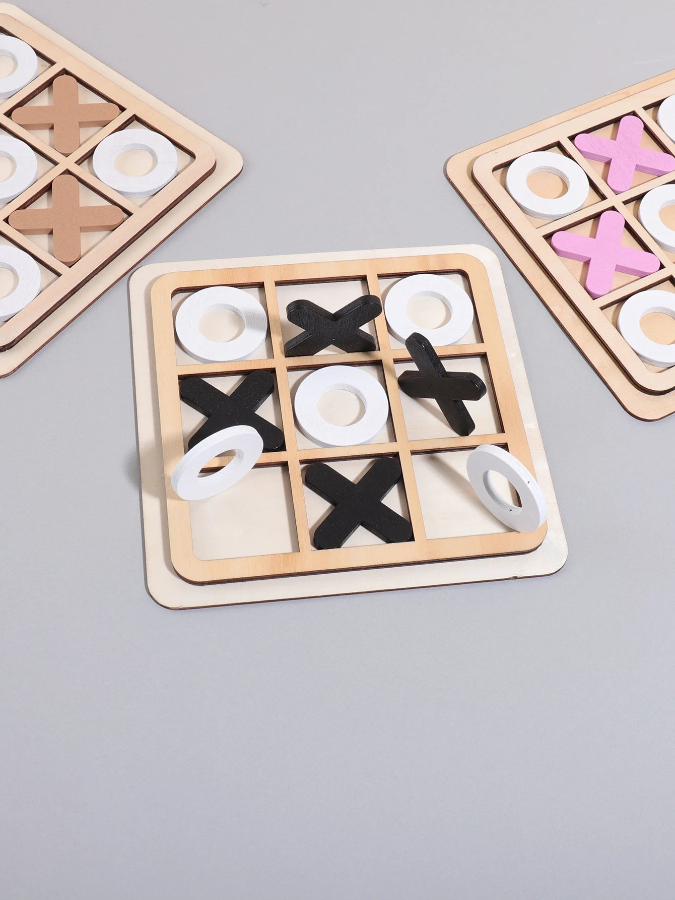 Medinis Kryžiukų-Nuliukų Žaidimas (Tic-Tac-Toe) - Edukacinė Stalo Žaidimas Vaikams