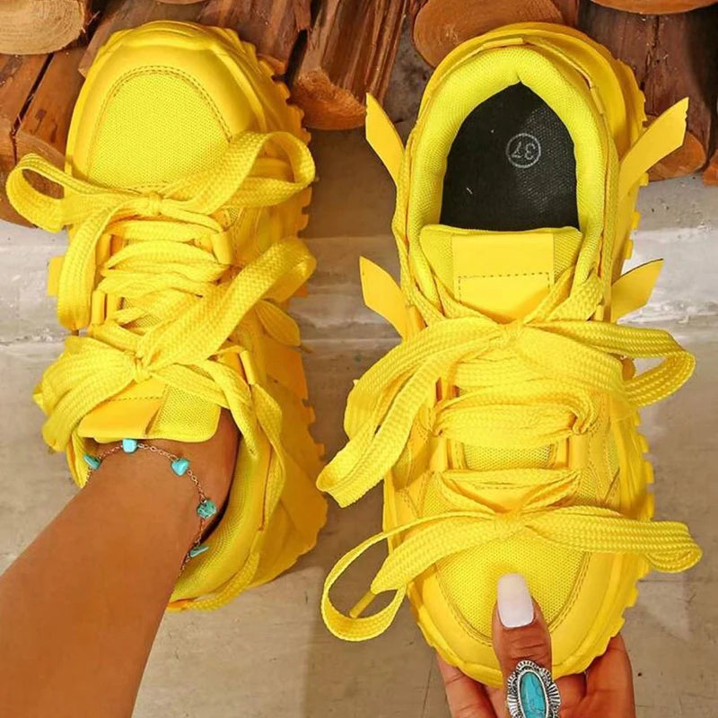 Lengvi Moterų Sportiniai Batai - Dad Sneakers Kvėpuojantys Bėgimo Kedai