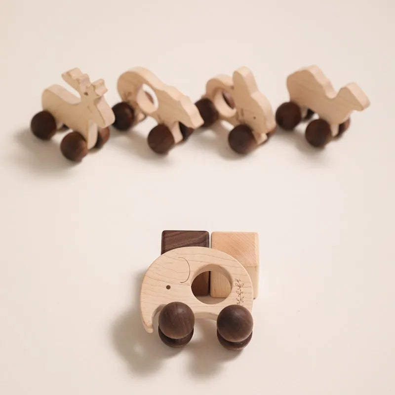 Medinis Automobilių Žaislas iš Klevo | Montessori Kramtukas Kūdikiams - DIY Rankdarbiai