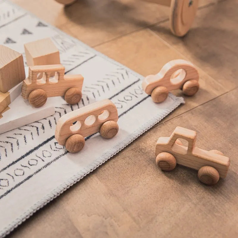Medinis Automobilių Žaislas iš Klevo | Montessori Kramtukas Kūdikiams - DIY Rankdarbiai