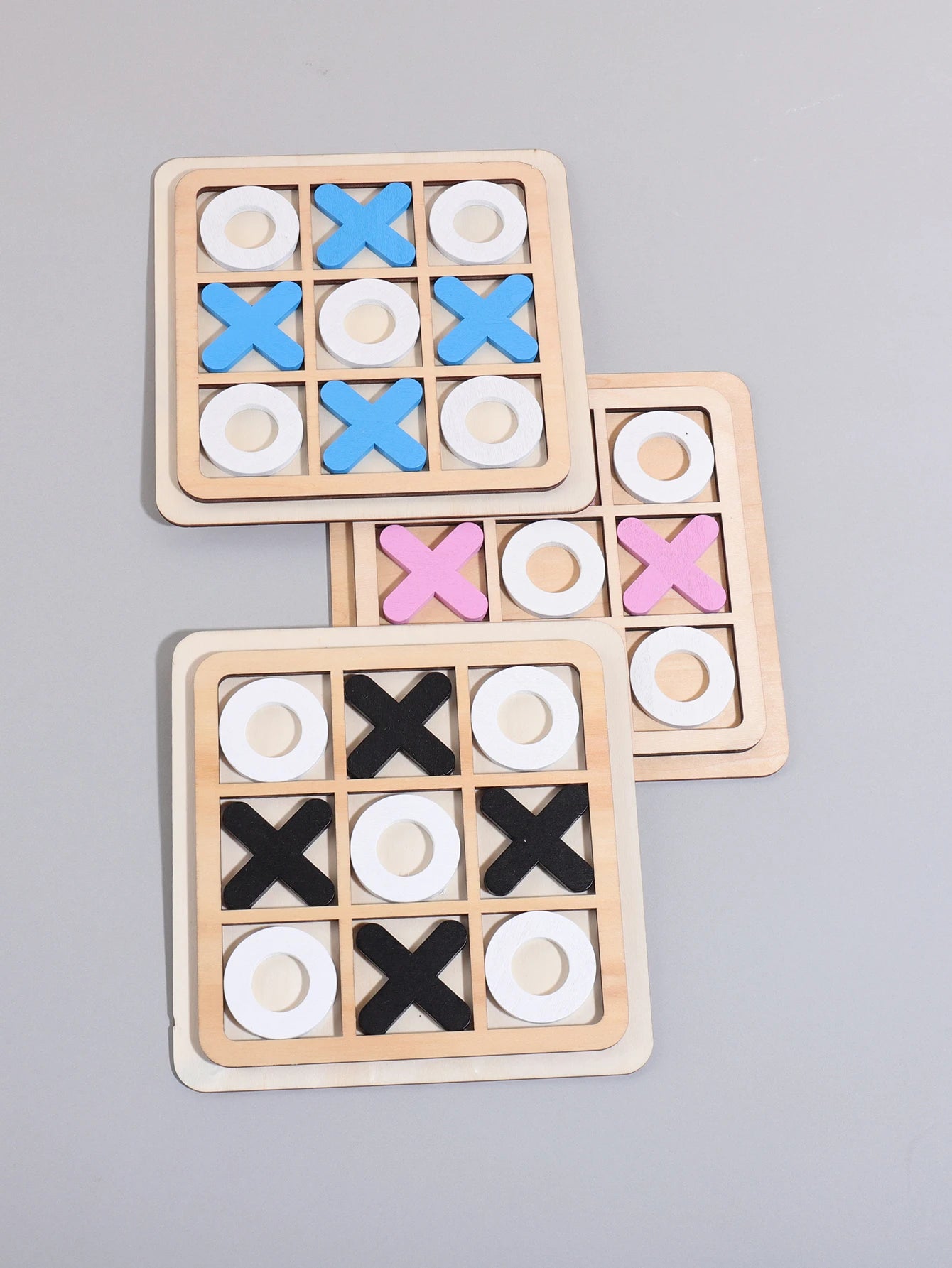 Medinis Kryžiukų-Nuliukų Žaidimas (Tic-Tac-Toe) - Edukacinė Stalo Žaidimas Vaikams