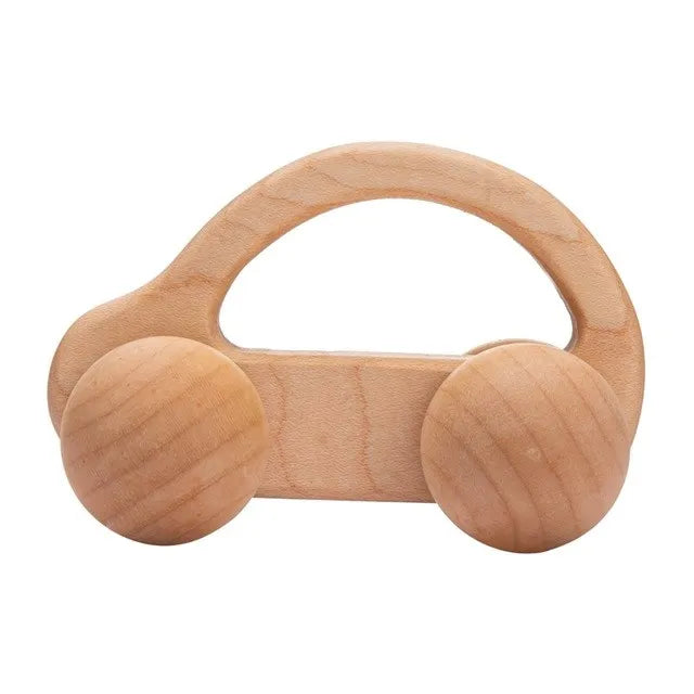 Medinis Automobilių Žaislas iš Klevo | Montessori Kramtukas Kūdikiams - DIY Rankdarbiai