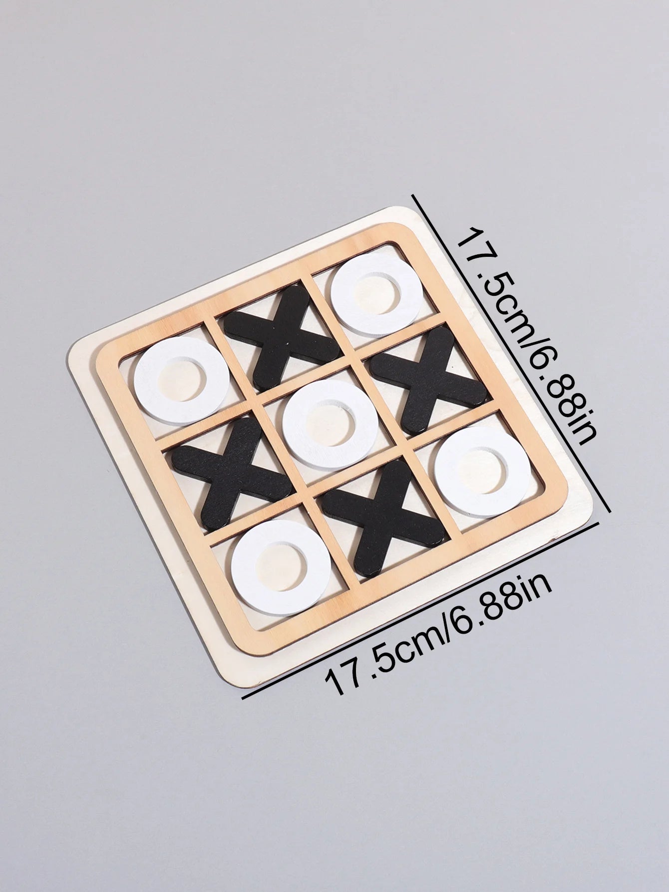 Medinis Kryžiukų-Nuliukų Žaidimas (Tic-Tac-Toe) - Edukacinė Stalo Žaidimas Vaikams