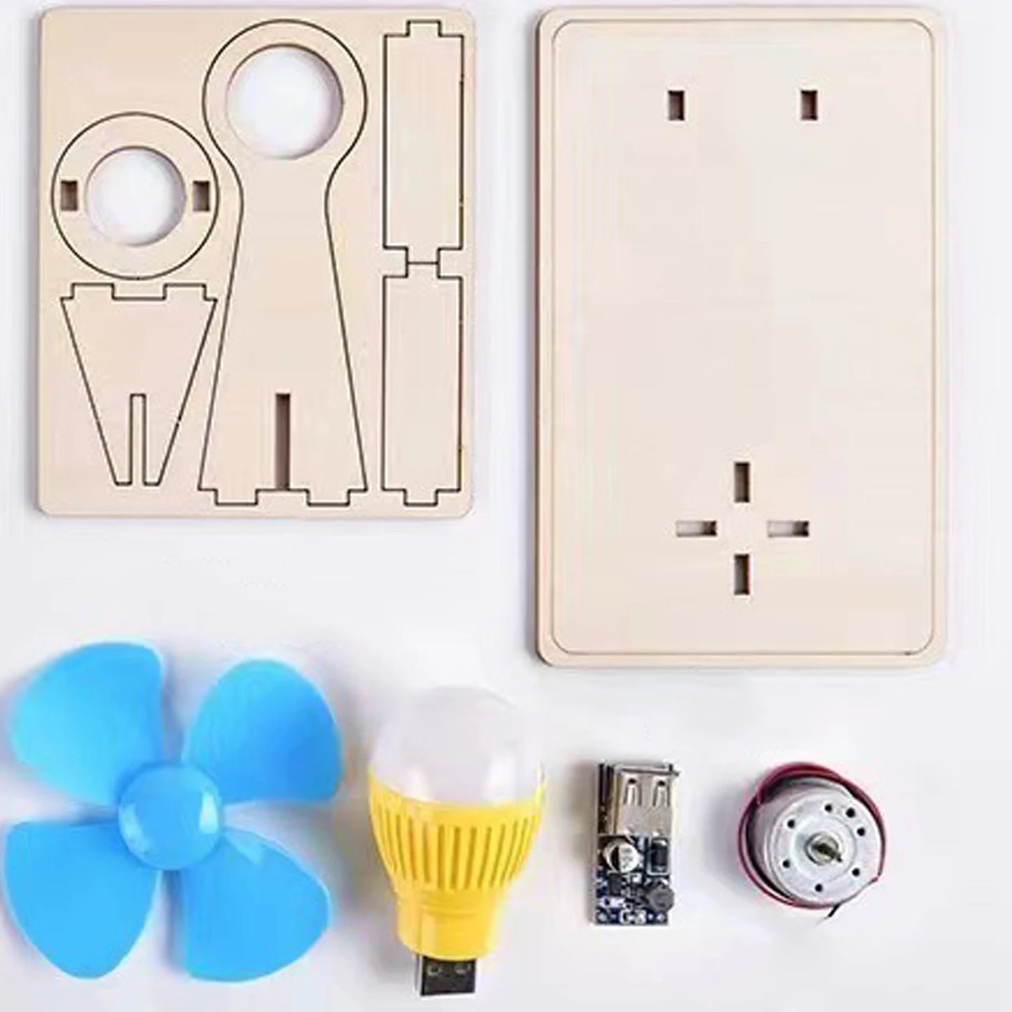 Medinis Vėjo Generatoriaus Modelis - Edukacinė Fizikos Rinkinys Vaikams