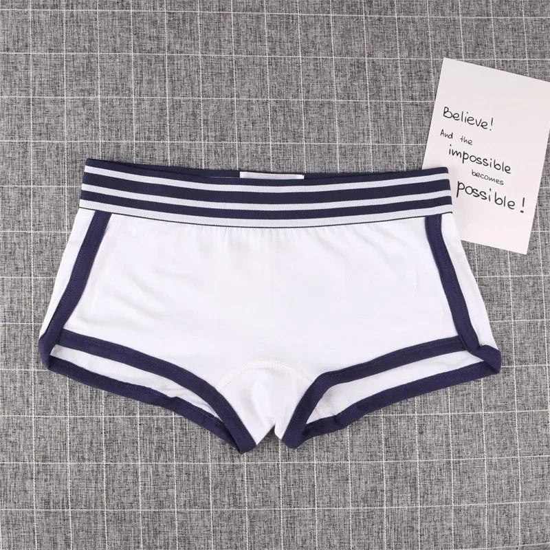 Moterškos Boxer Kelnaitės - Linksmos Medvilninės Boy Shorts su Mielu Dizainu