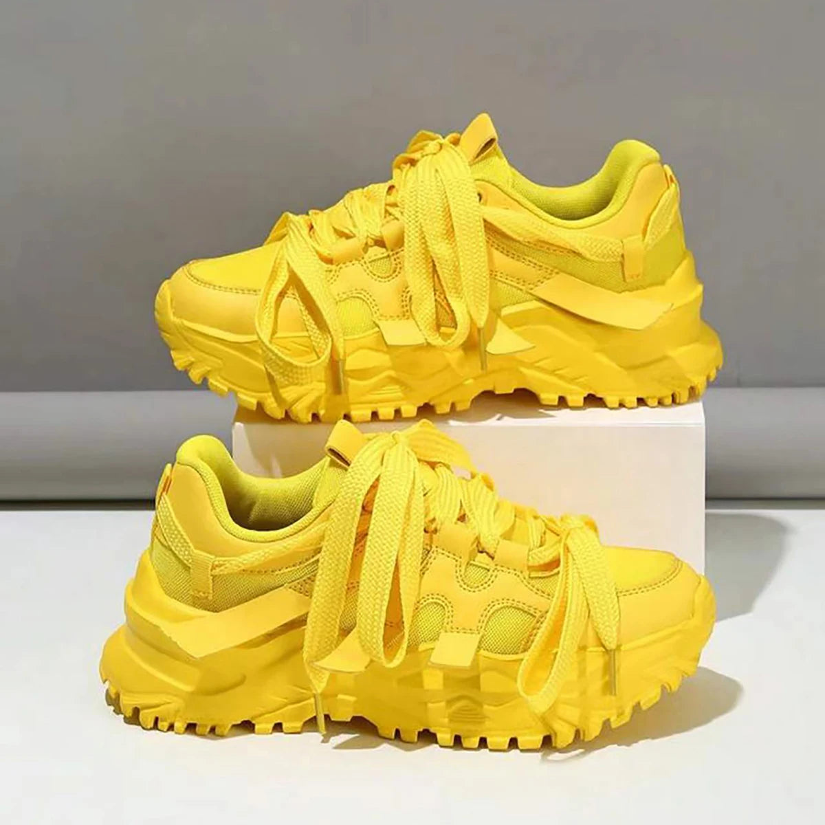 Lengvi Moterų Sportiniai Batai - Dad Sneakers Kvėpuojantys Bėgimo Kedai