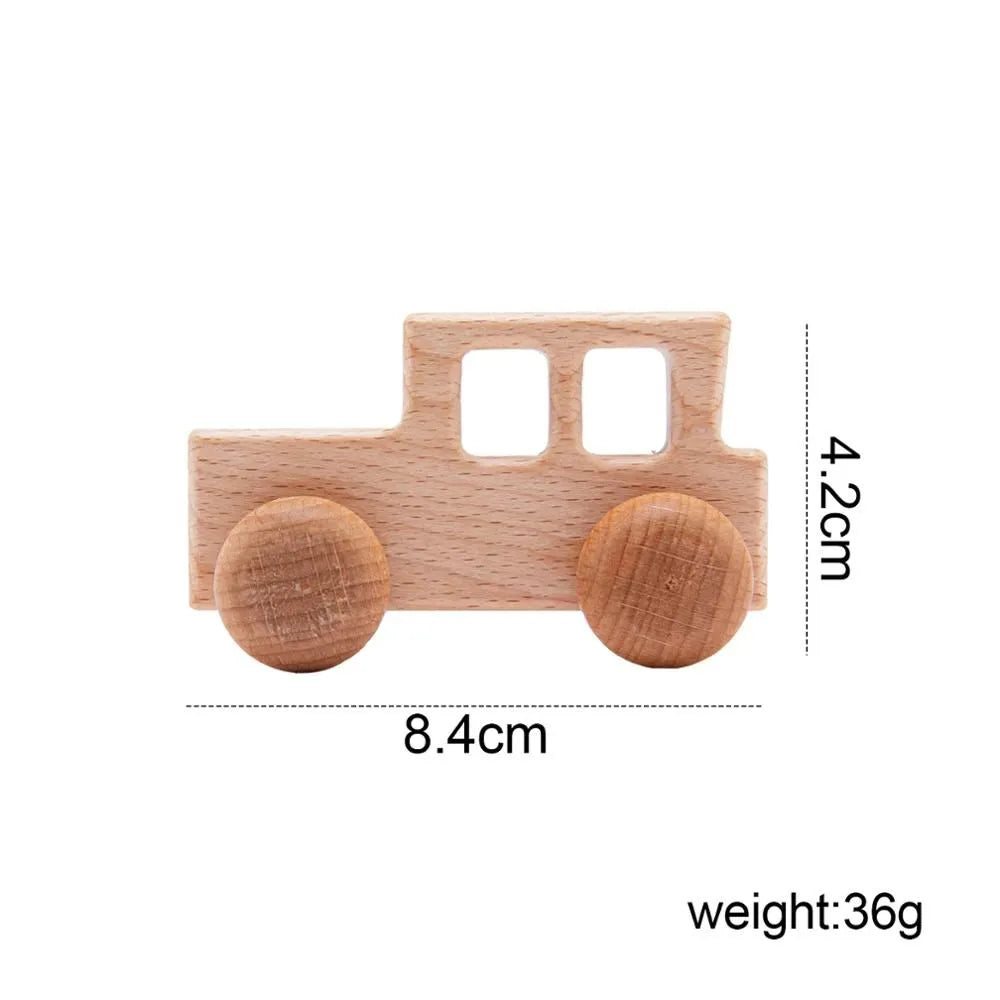 Medinis Automobilių Žaislas iš Klevo | Montessori Kramtukas Kūdikiams - DIY Rankdarbiai
