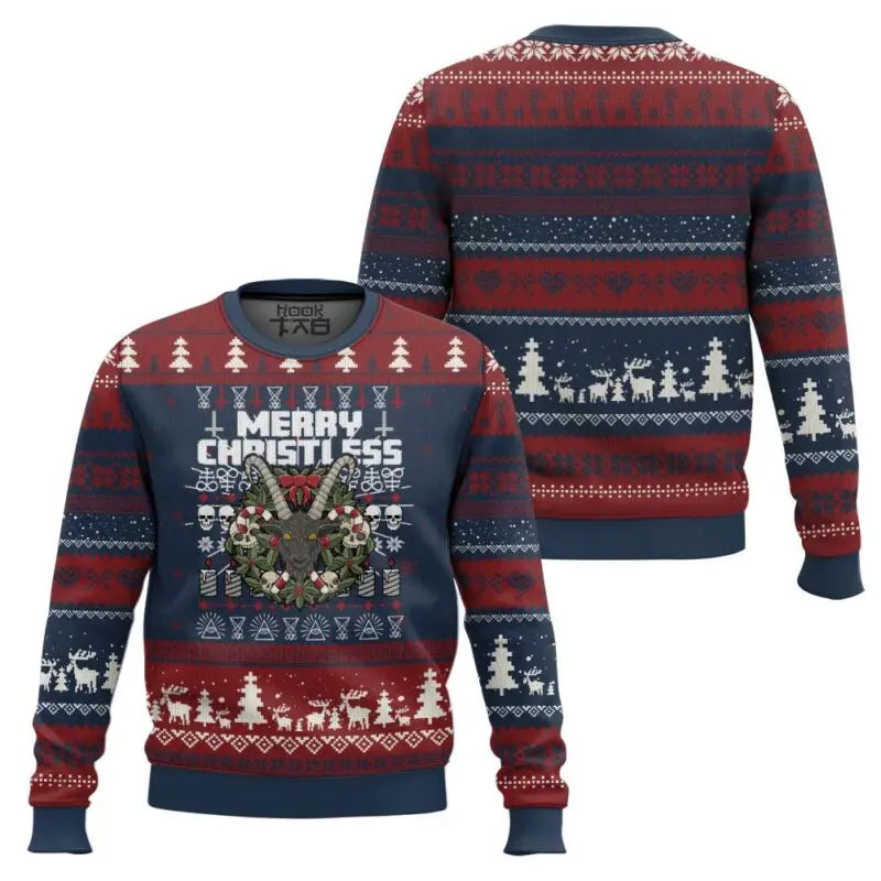 Hail Santa - Humoristinis Kalėdinis Megztinis | Juokingas Ugly Sweater Vyrų ir Moterų
