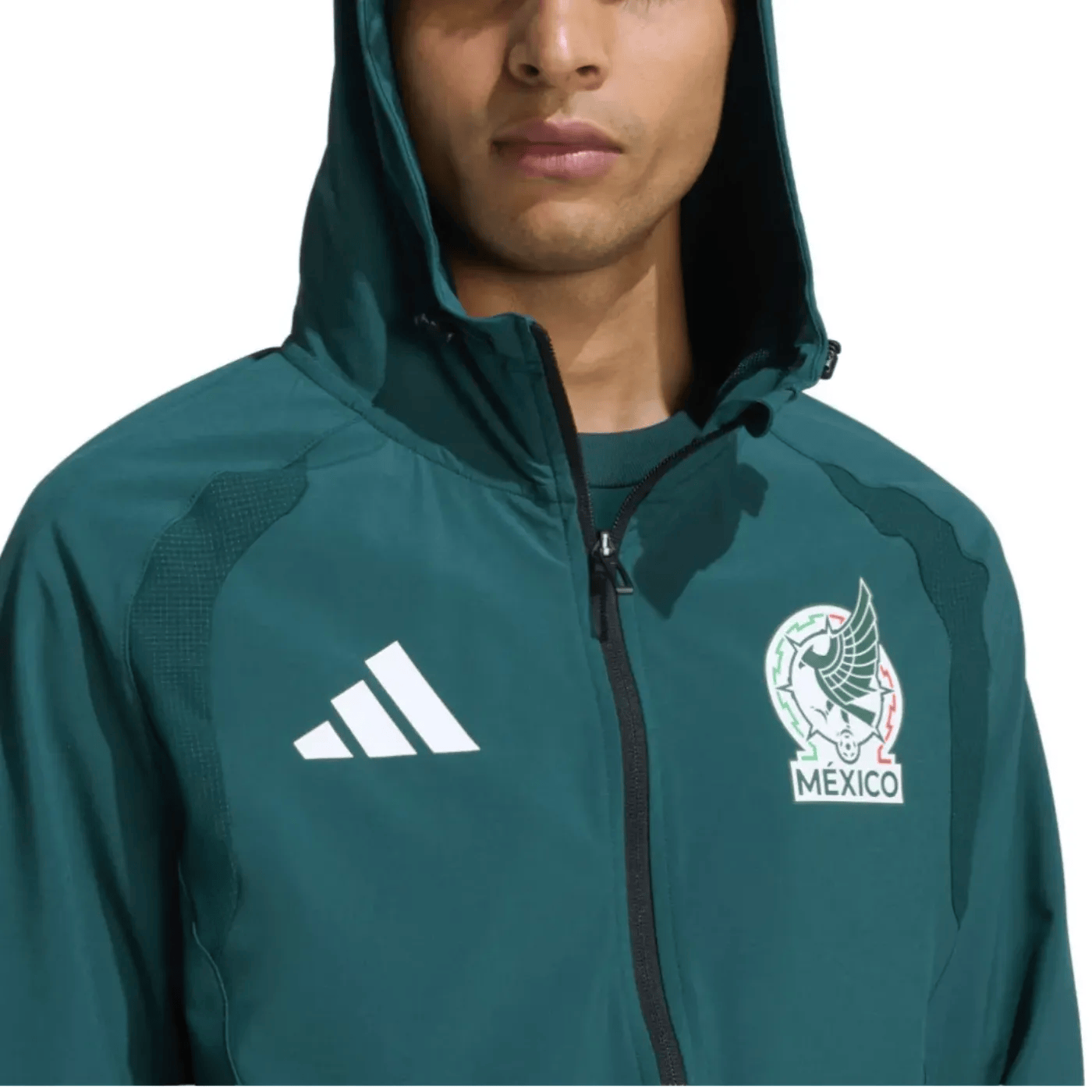 Mexico Casual Travel hooded presentation tracksuit 2026/27 - Adidas-4