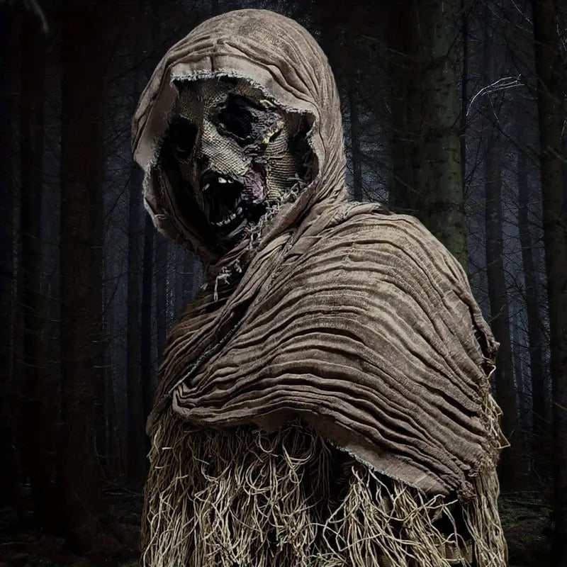 Baisus Kiaušpelkės Halloween Kostiumas su Kauke - Pilnas Komplektas