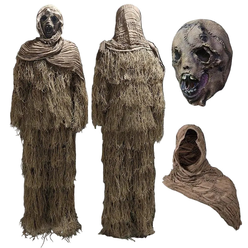 Baisus Kiaušpelkės Halloween Kostiumas su Kauke - Pilnas Komplektas