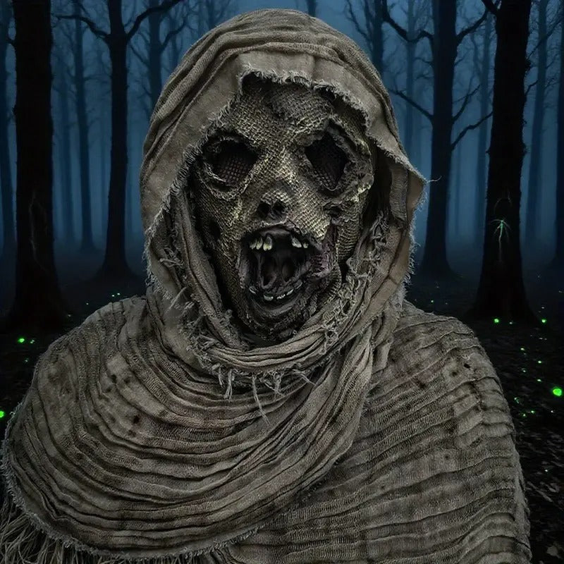 Baisus Kiaušpelkės Halloween Kostiumas su Kauke - Pilnas Komplektas