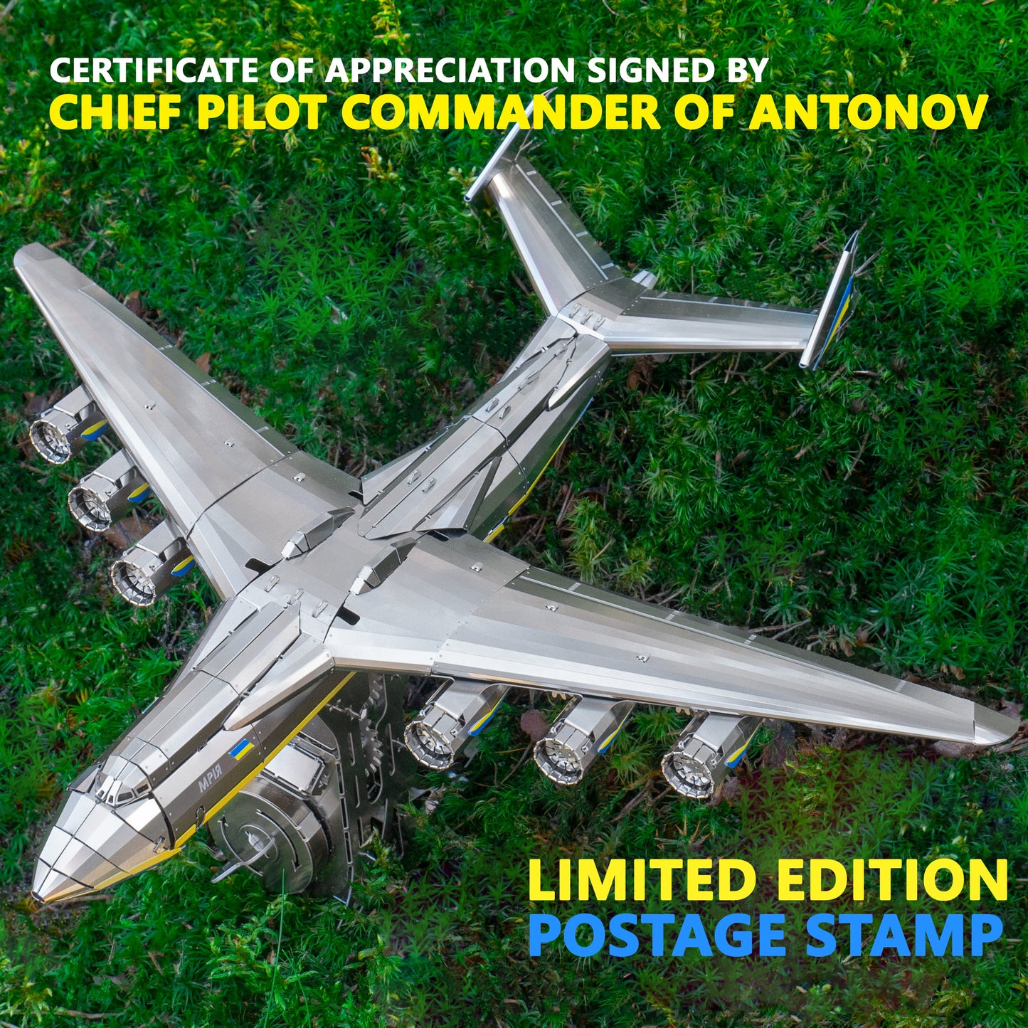 AN-225 Mriya – oficialus ribotas leidimas | metalinis konstruktorius