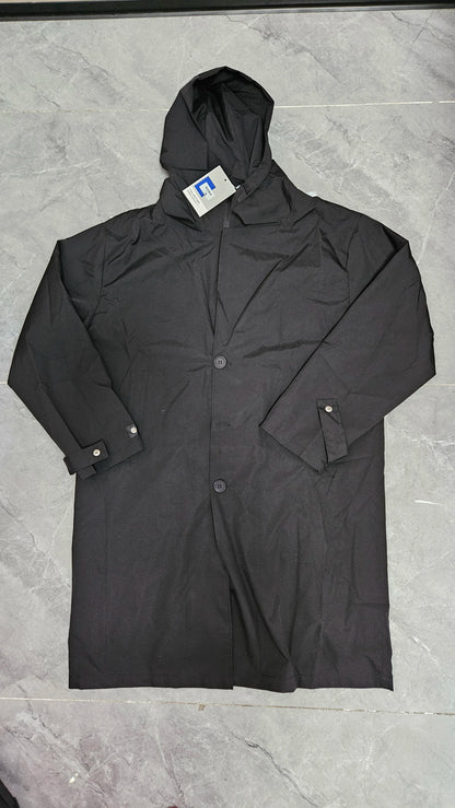 Vyriška Striukė su Gobtuvu - Korėjietiško Stiliaus Vidutinio Ilgio Pavasario Rudens