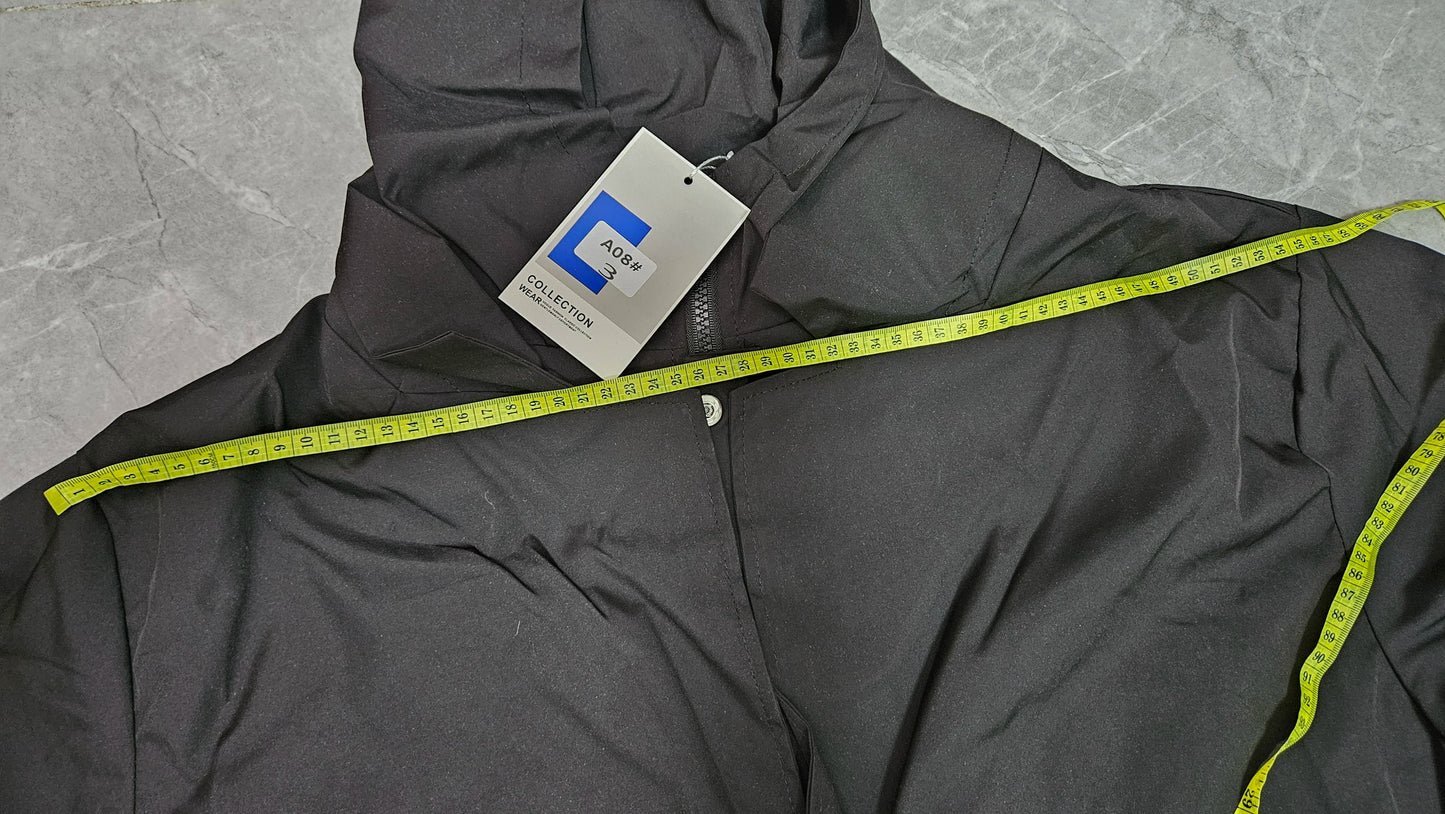 Vyriška Striukė su Gobtuvu - Korėjietiško Stiliaus Vidutinio Ilgio Pavasario Rudens