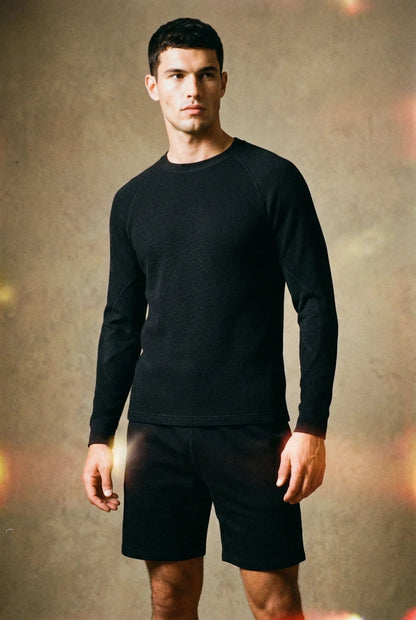 Men's Merino Wool Longsleeve | Breathable Training Base Layer-3