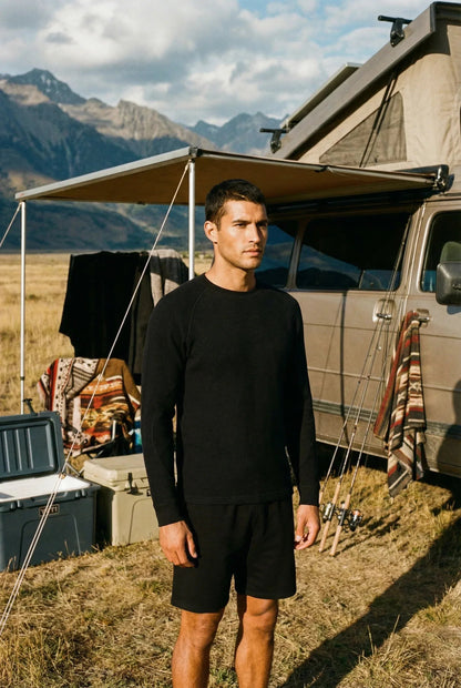Men's Merino Wool Longsleeve | Breathable Training Base Layer-2
