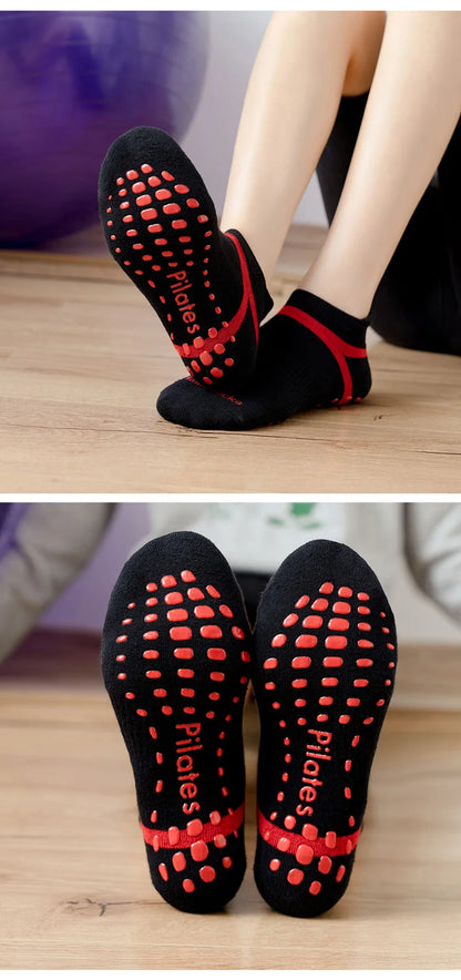 Sporto Kojinės Jogai Pilatesui - Anti-Slip Kompresijos