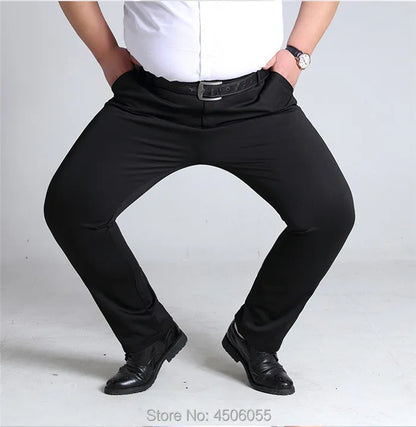 Vyriškos Verslo Kelnės - Elastinės Tiesios Biuro Kelnės