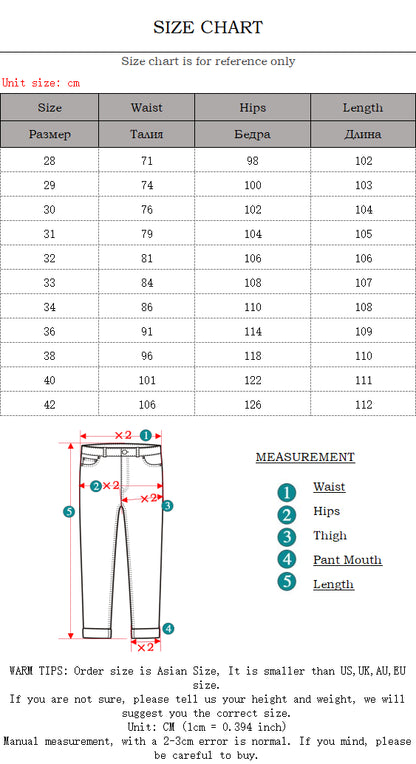 Vyriški Balti Skinny Džinsai - Slim Fit Biker Džinsai Motociklininkų Stiliaus