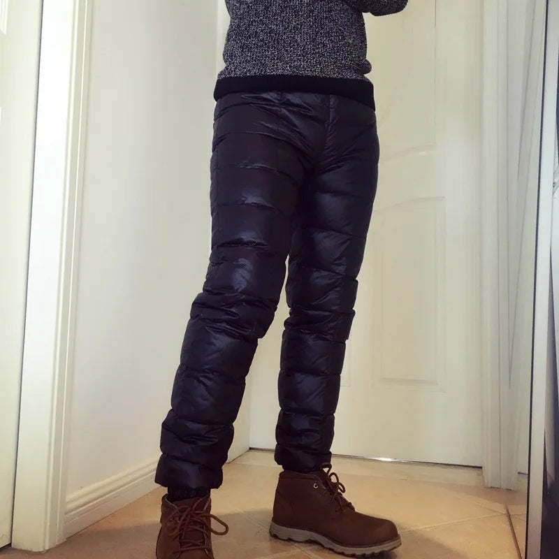 Žieminės Kelnės Vyrams -40°C - Ančių Pūkai - Vandeniui Atsparūs -