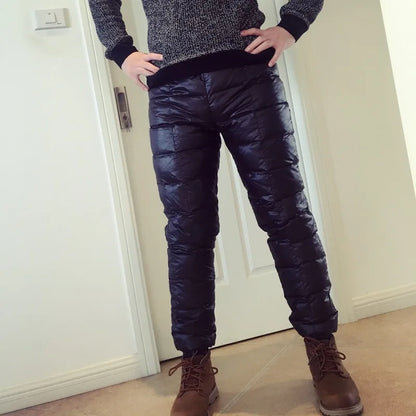 Žieminės Kelnės Vyrams -40°C - Ančių Pūkai - Vandeniui Atsparūs -