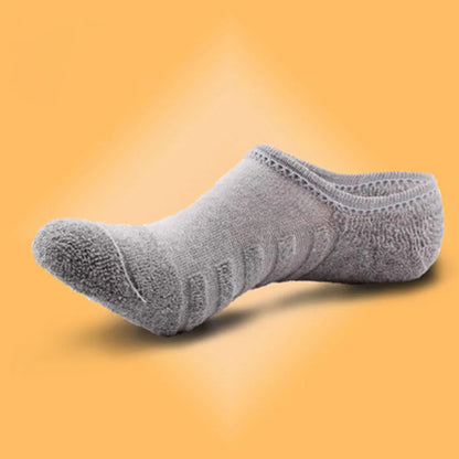 Vyriškos Kojinės 5 Poros - Trumpos Nematomas Anti-Slip - Medvilnė Sport