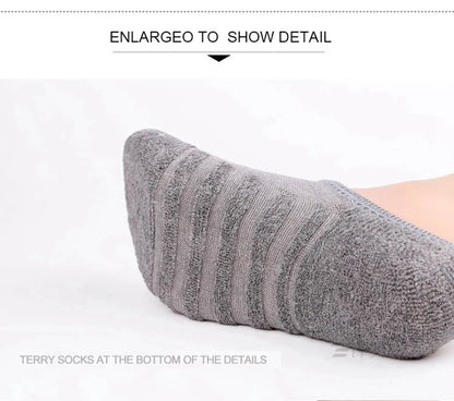 Vyriškos Kojinės 5 Poros - Trumpos Nematomas Anti-Slip - Medvilnė Sport