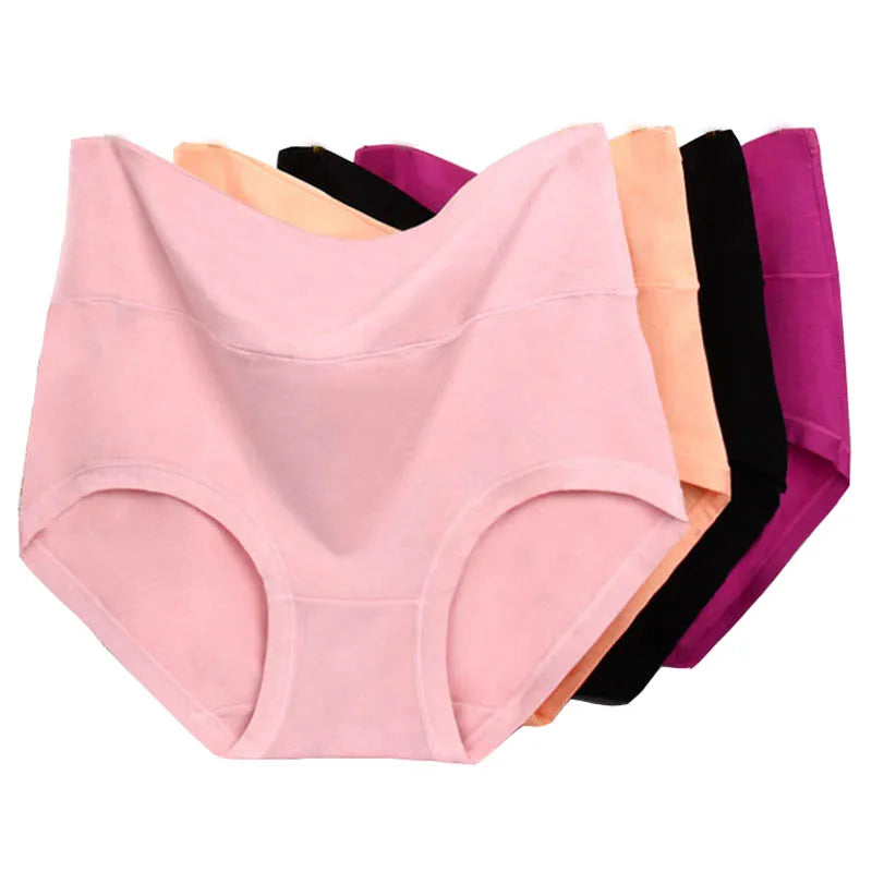 Moterų Kelnaitės - Medvilninės Aukštu Liemeniu iki 140cm Juosmens