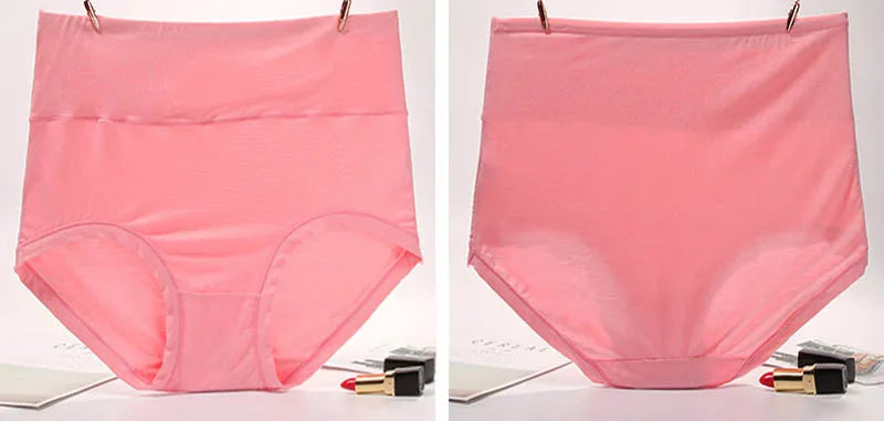 Moterų Kelnaitės - Medvilninės Aukštu Liemeniu iki 140cm Juosmens