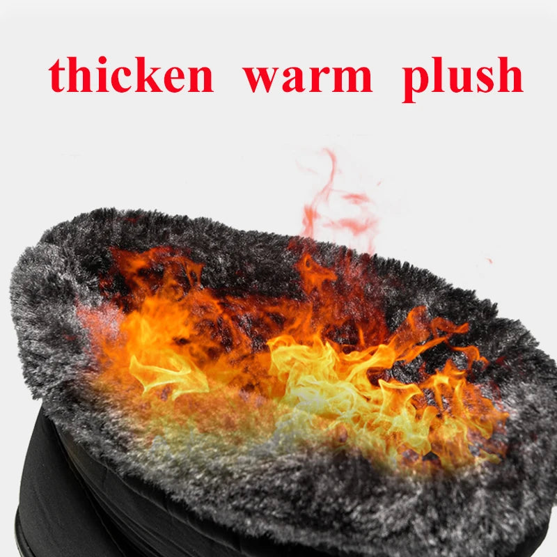 Moteriški Žieminiai Vandeniui Atsparūs Sniego Batai - Šilti su Pleištinės Formos Padu