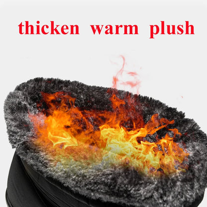 Moteriški Žieminiai Vandeniui Atsparūs Sniego Batai - Šilti su Pleištinės Formos Padu