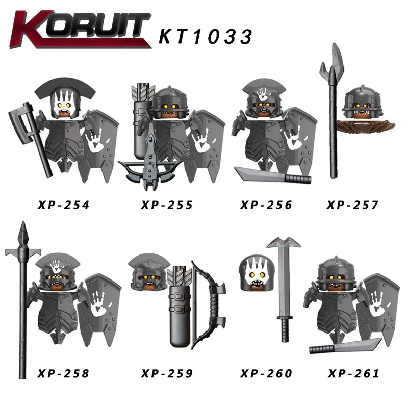 MOC Elfų Karžygiai Thranduil su Megaloceros - LOTR Viduramžių Konstruktorius