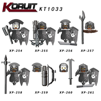 MOC Elfų Karžygiai Thranduil su Megaloceros - LOTR Viduramžių Konstruktorius