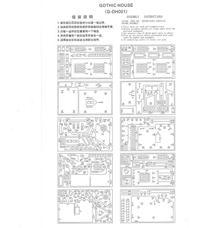 Medinis Lėlių Namas su Baldais | DIY 3D Dėlionė - Miniatiūriniai Baldai Vaikams