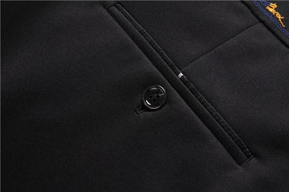 Vyriškos Verslo Kelnės - Elastinės Tiesios Biuro Kelnės