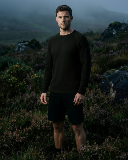 Men's Merino Wool Longsleeve | Breathable Training Base Layer-1