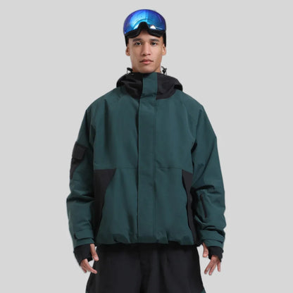 Slidinėjimo Striukė  - Vandeniui Atspari Snowboard Striukė su Gobtuku