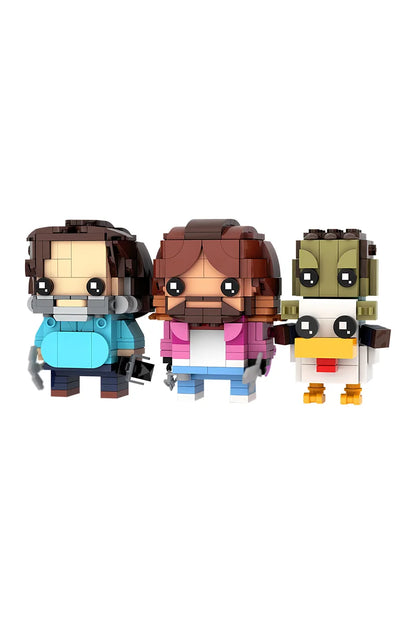 MOC Minecraft Vištos Jojikas - Interaktyvus Žaidimas - Lavos Višta Konstruktorius