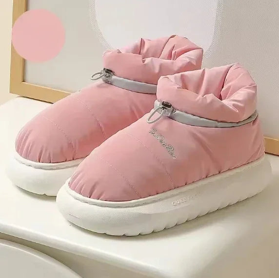 Moteriški Žieminiai Batai - Šilti Sniego Batai su Pūkiniu Pamušalu
