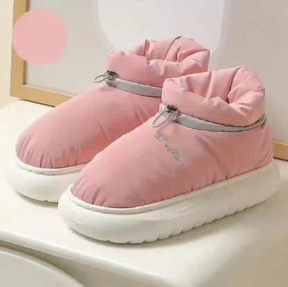 Moteriški Žieminiai Batai - Šilti Sniego Batai su Pūkiniu Pamušalu