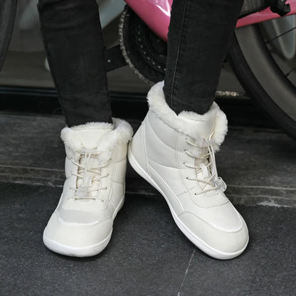 Žieminiai Barefoot Batai Moterims - Šilti Sniego Batai su Pliušu - Vandeniui Atsparūs